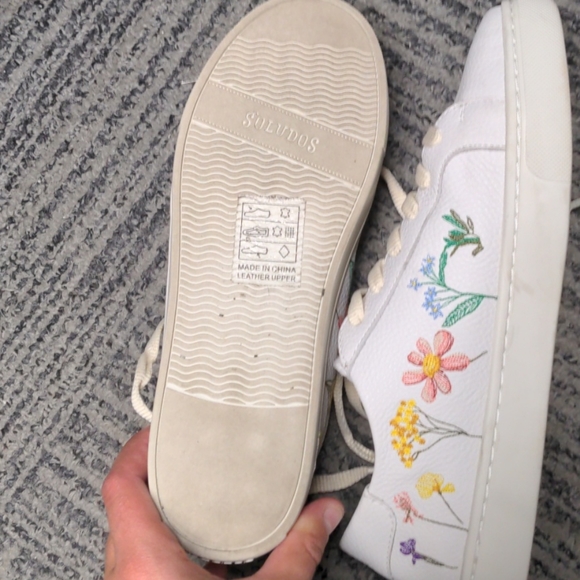 Soludos Pressed Floral Ibiza Sneakers - Picture 5 of 9